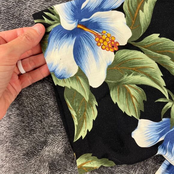 Vtg Reyn Spooner Button Up Short Sleeve Tropical Hawaiian AOP S Single Stitch - Picture 5 of 9